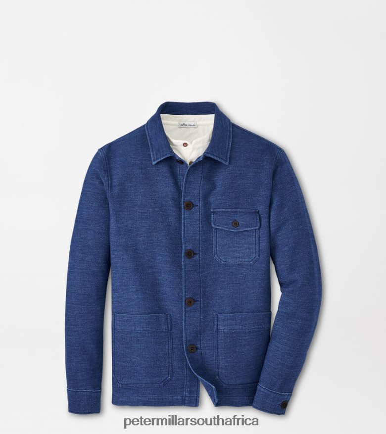 Indigo Men Peter Millar Indigo Chore Coat Apparel B62P4F1102