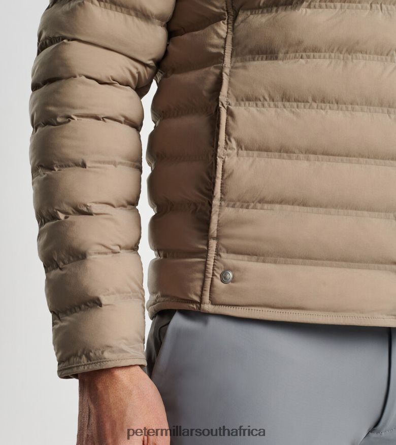 Jute Men Peter Millar Apex Snap Jacket Apparel B62P4F1085