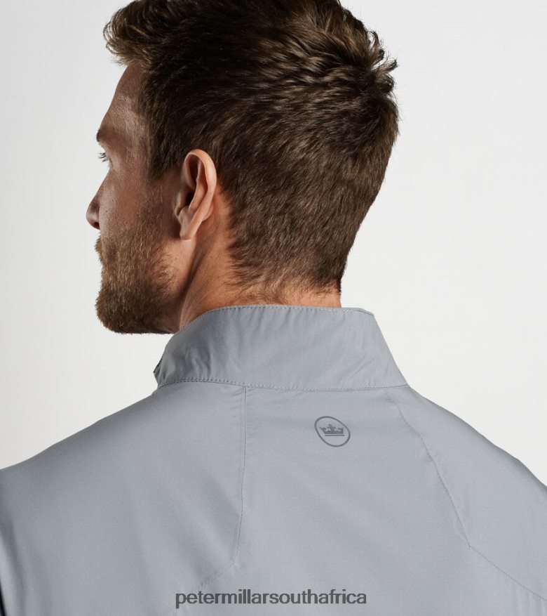 Navy Men Peter Millar Shield Half-Zip Rain Shell Apparel B62P4F1091