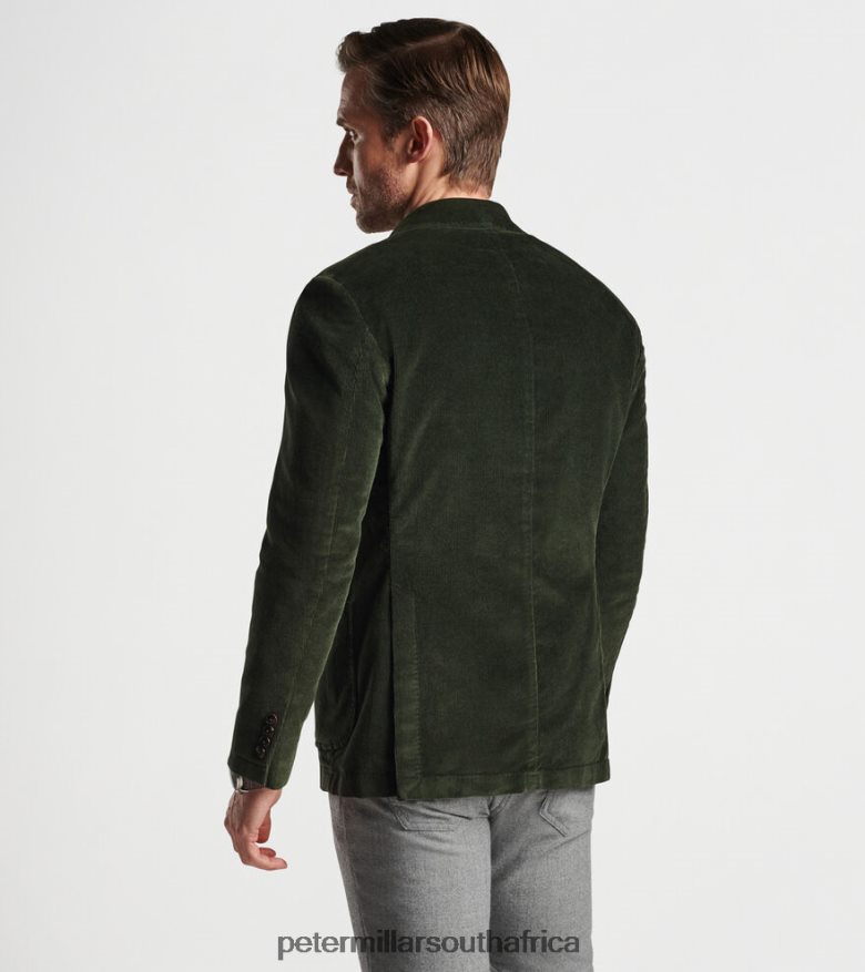 Dark Olive Men Peter Millar Kent Corduroy Soft Jacket Apparel B62P4F1186