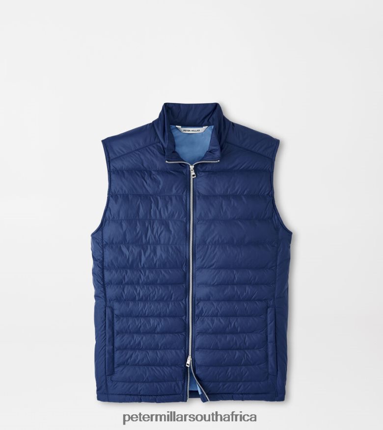 Atlantic Blue Men Peter Millar Crown Elite Light Vest Apparel B62P4F1151