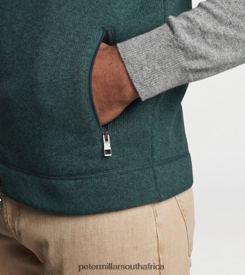 Balsam Men Peter Millar Crown Sweater Fleece Vest Apparel B62P4F1127