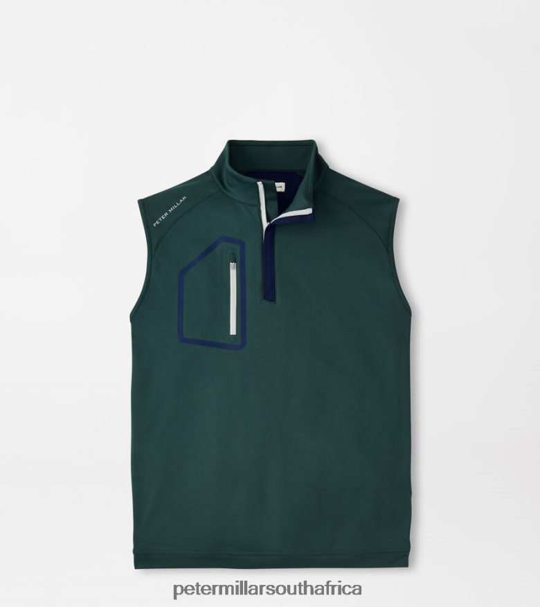 Balsam Men Peter Millar Forge Performance Quarter-Zip Vest Apparel B62P4F775