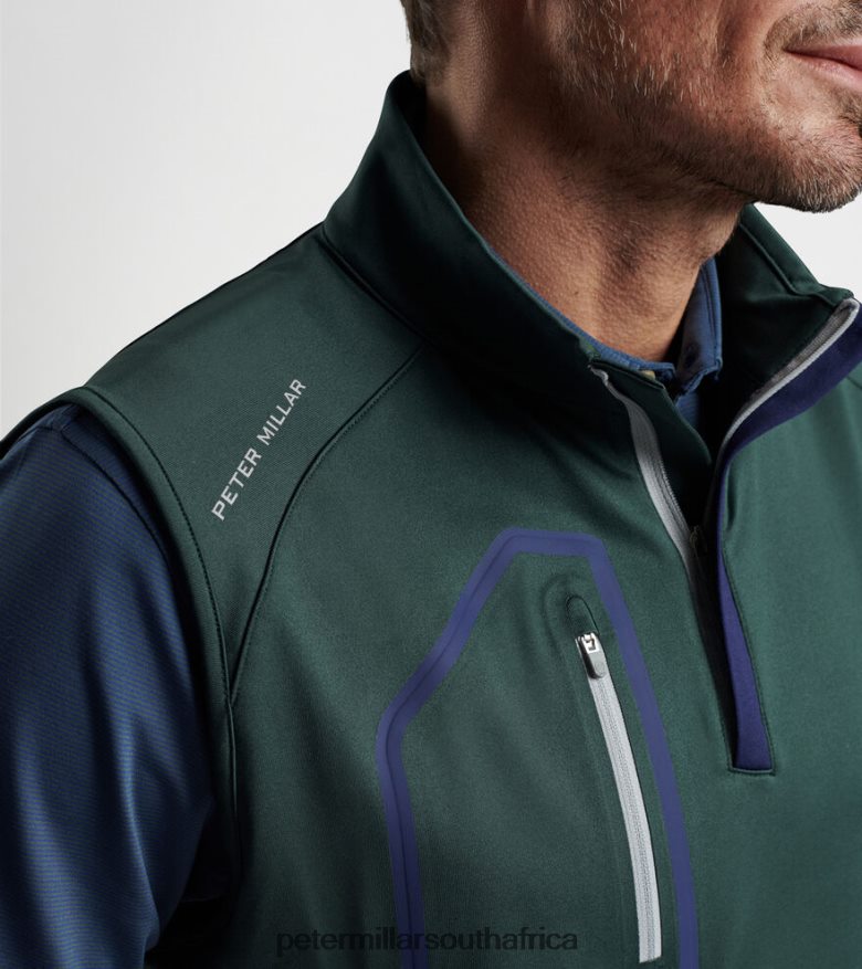 Balsam Men Peter Millar Forge Performance Quarter-Zip Vest Apparel B62P4F775