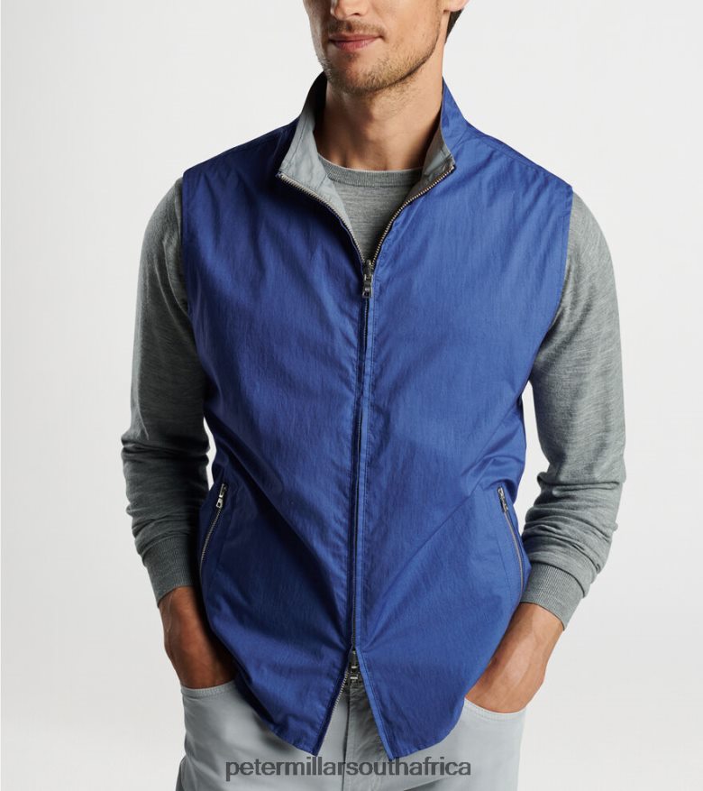 Blue Pearl Men Peter Millar Breeze Reversible Vest Apparel B62P4F1182