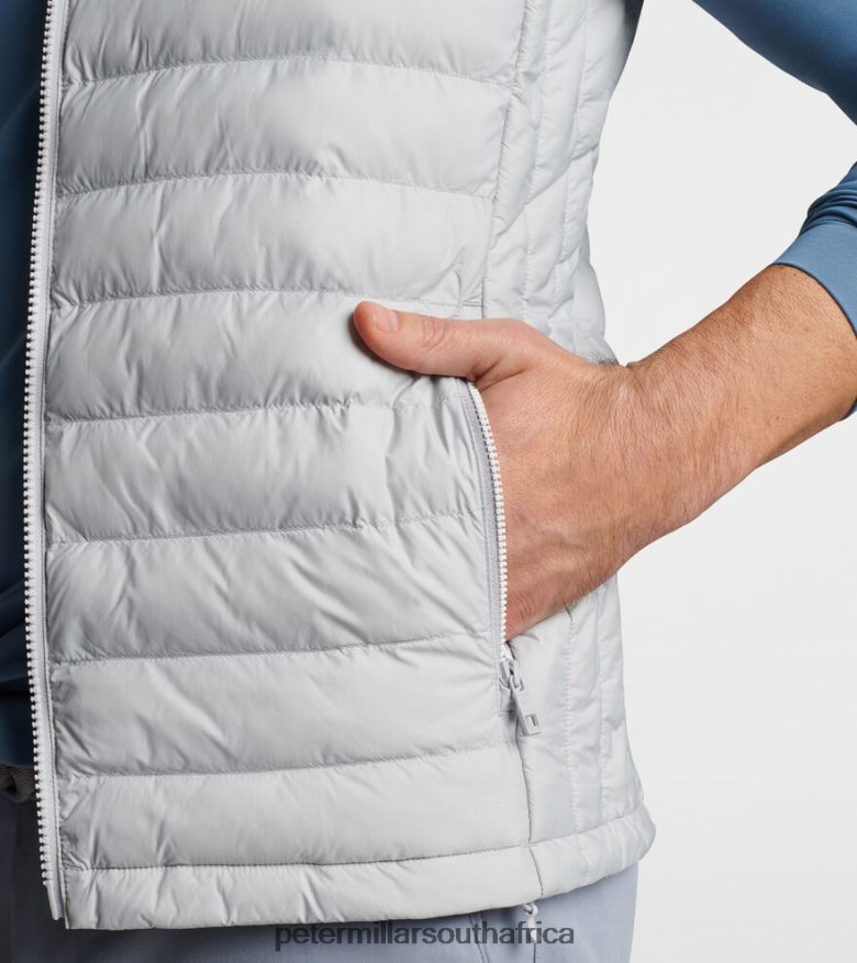 British Grey Men Peter Millar All Course Vest Apparel B62P4F1117