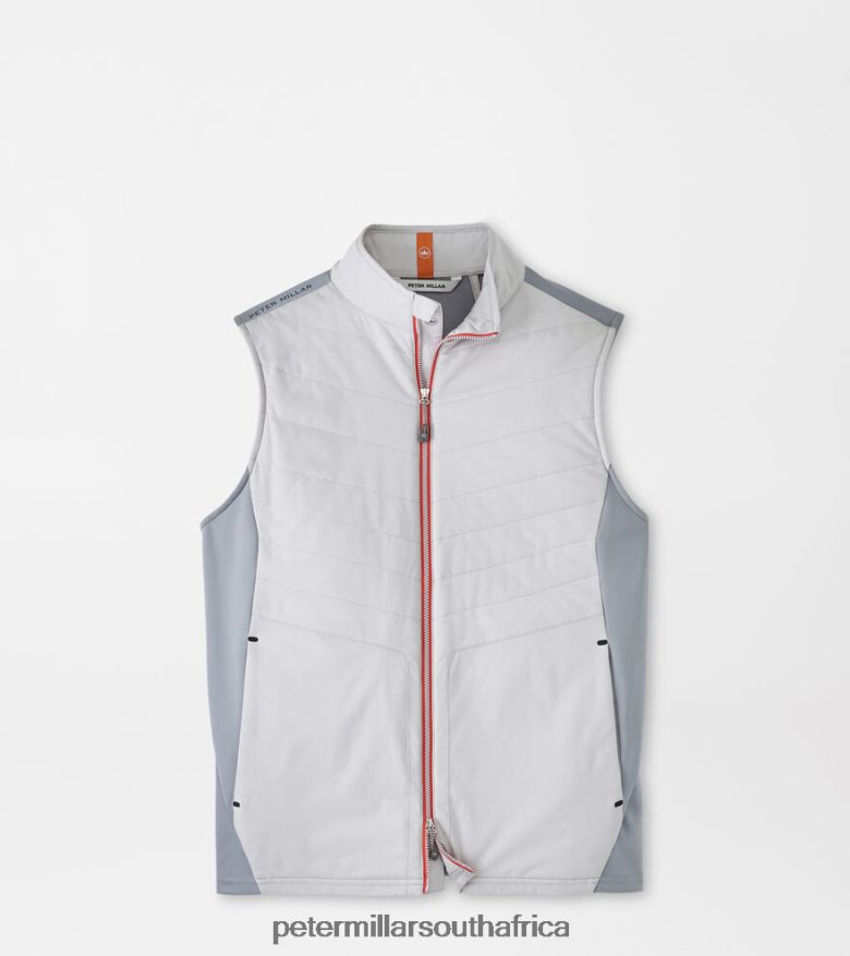 British Grey Men Peter Millar Fuse Elite Hybrid Vest Apparel B62P4F1113