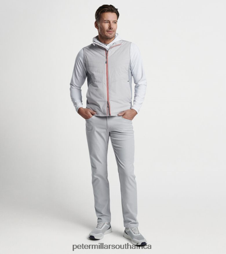 British Grey Men Peter Millar Fuse Elite Hybrid Vest Apparel B62P4F1113