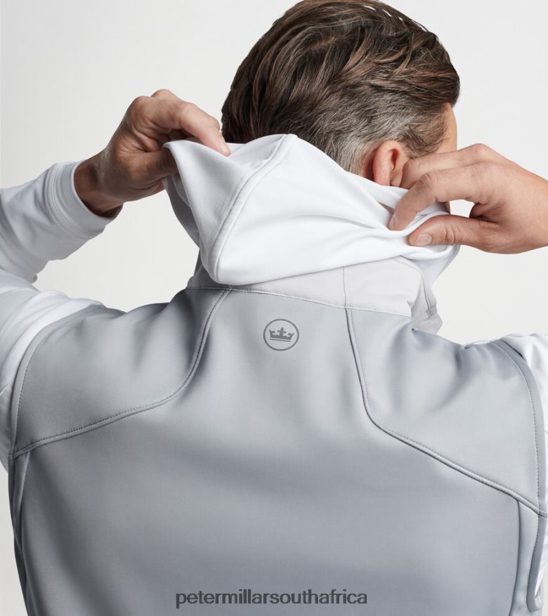 British Grey Men Peter Millar Fuse Elite Hybrid Vest Apparel B62P4F1113