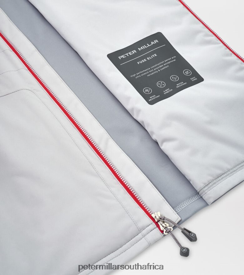 British Grey Men Peter Millar Fuse Elite Hybrid Vest Apparel B62P4F1113