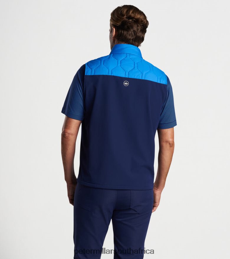 Cape Blue/Navy Men Peter Millar Blitz Vest Apparel B62P4F1154