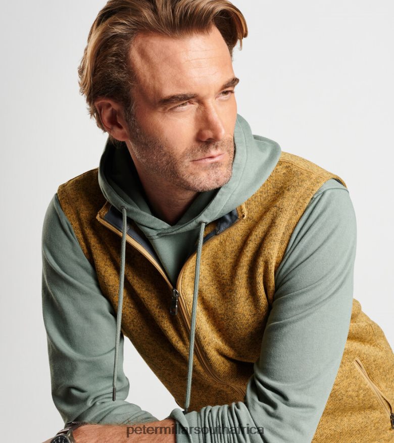 Dijon Men Peter Millar Crown Sweater Fleece Vest Apparel B62P4F1128