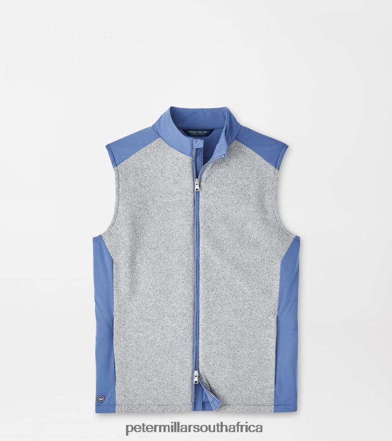 Gale Grey/Blue Pearl Men Peter Millar Cambridge Vest Apparel B62P4F1149