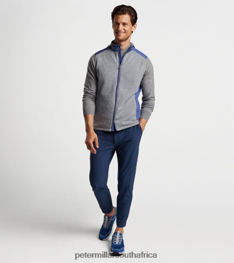 Gale Grey/Blue Pearl Men Peter Millar Cambridge Vest Apparel B62P4F1149