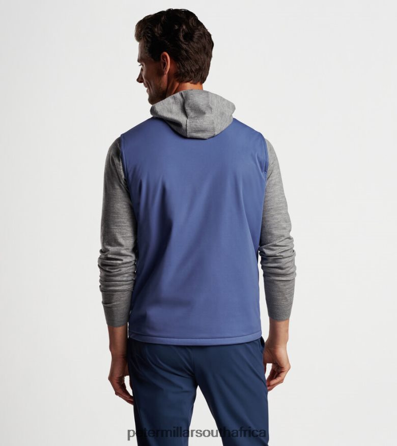 Gale Grey/Blue Pearl Men Peter Millar Cambridge Vest Apparel B62P4F1149