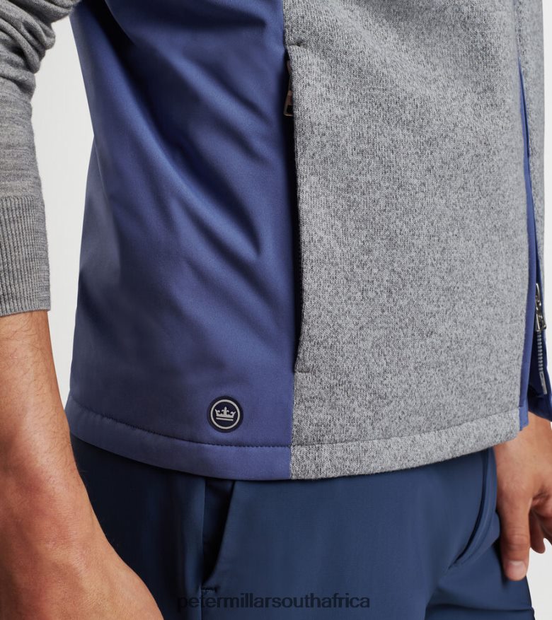 Gale Grey/Blue Pearl Men Peter Millar Cambridge Vest Apparel B62P4F1149