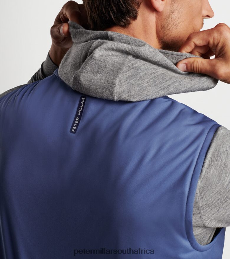 Gale Grey/Blue Pearl Men Peter Millar Cambridge Vest Apparel B62P4F1149