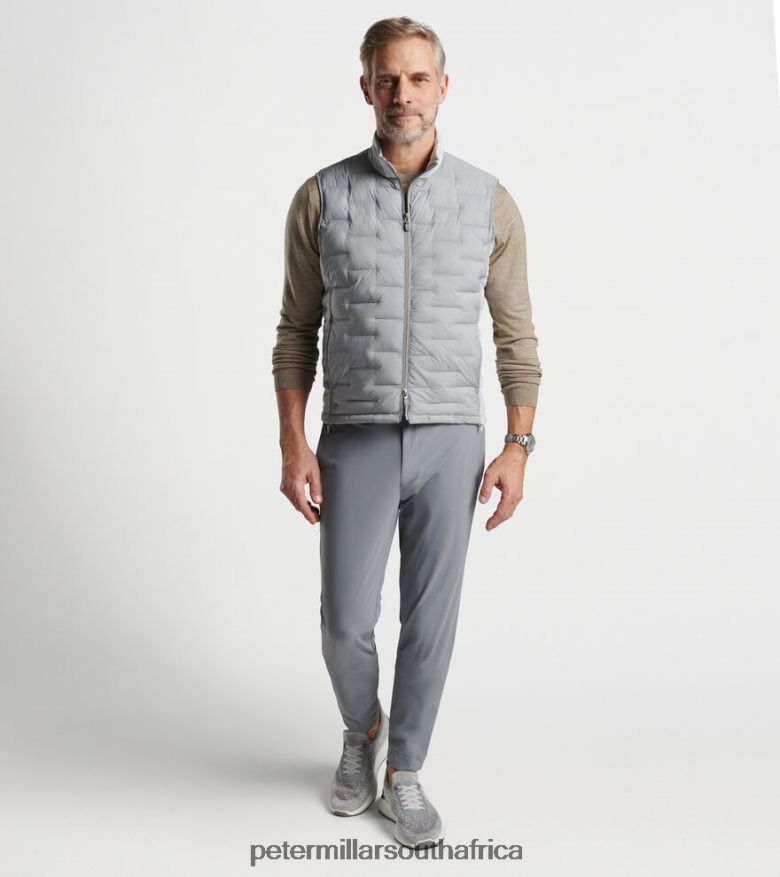 Gale Grey Men Peter Millar Blaze Insulated Vest Apparel B62P4F1119