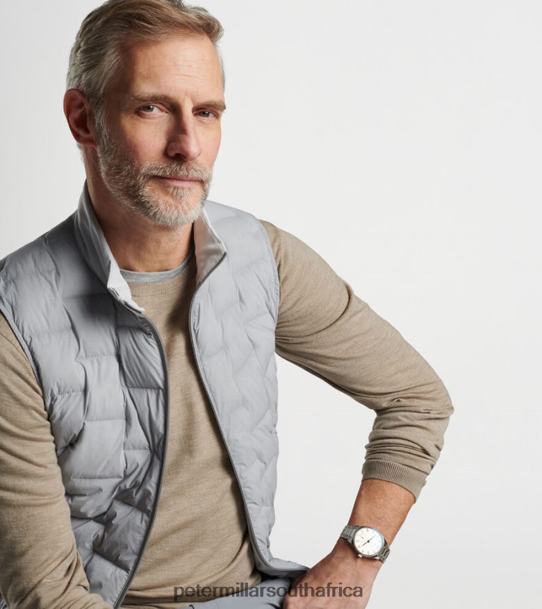 Gale Grey Men Peter Millar Blaze Insulated Vest Apparel B62P4F1119