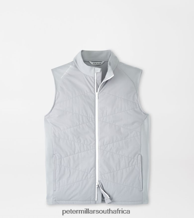 Gale Grey Men Peter Millar Fuse Hybrid Vest Apparel B62P4F1164