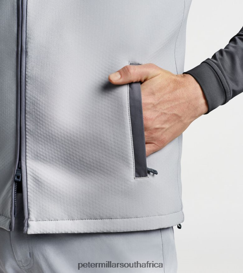 Gale Grey Men Peter Millar Squallblock Vest Apparel B62P4F1138
