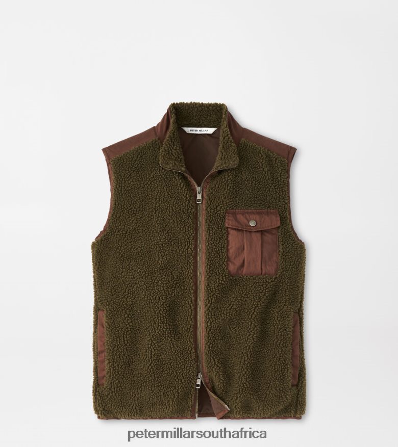 Juniper Men Peter Millar Autumn Pile Fleece Vest Apparel B62P4F1129