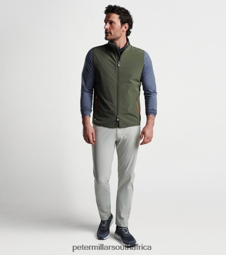 Loden Men Peter Millar Flex Adapt Full-Zip Vest Apparel B62P4F1131
