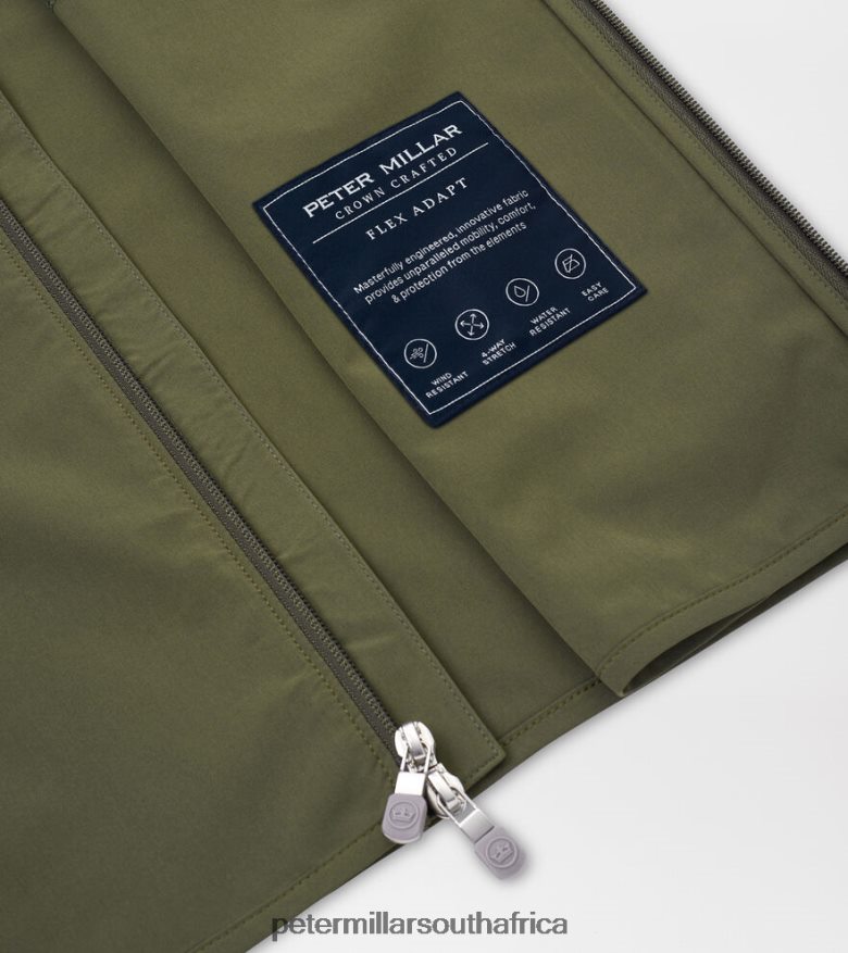 Loden Men Peter Millar Flex Adapt Full-Zip Vest Apparel B62P4F1131