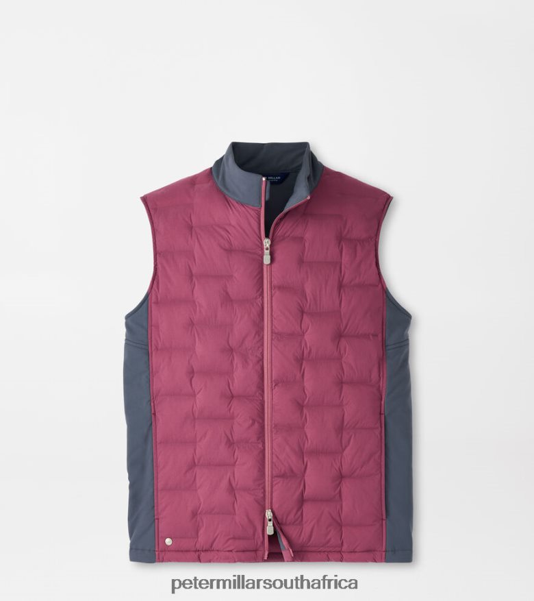 Merlot Men Peter Millar Blaze Insulated Vest Apparel B62P4F1120