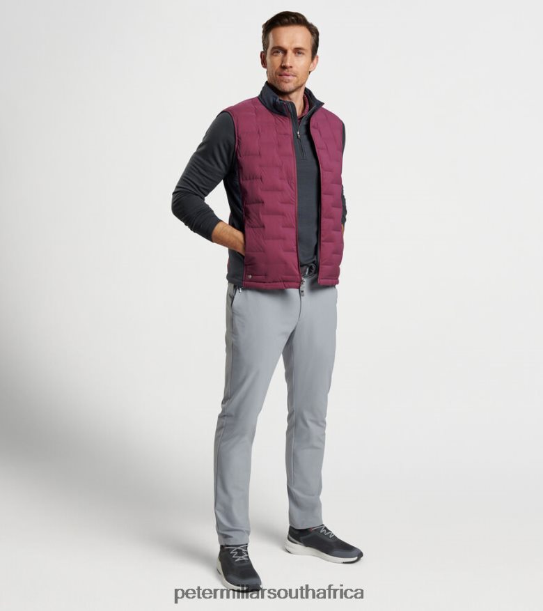 Merlot Men Peter Millar Blaze Insulated Vest Apparel B62P4F1120
