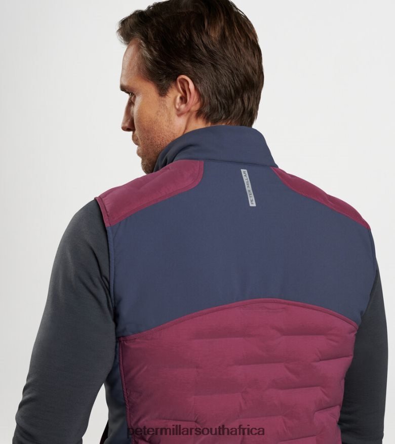 Merlot Men Peter Millar Blaze Insulated Vest Apparel B62P4F1120