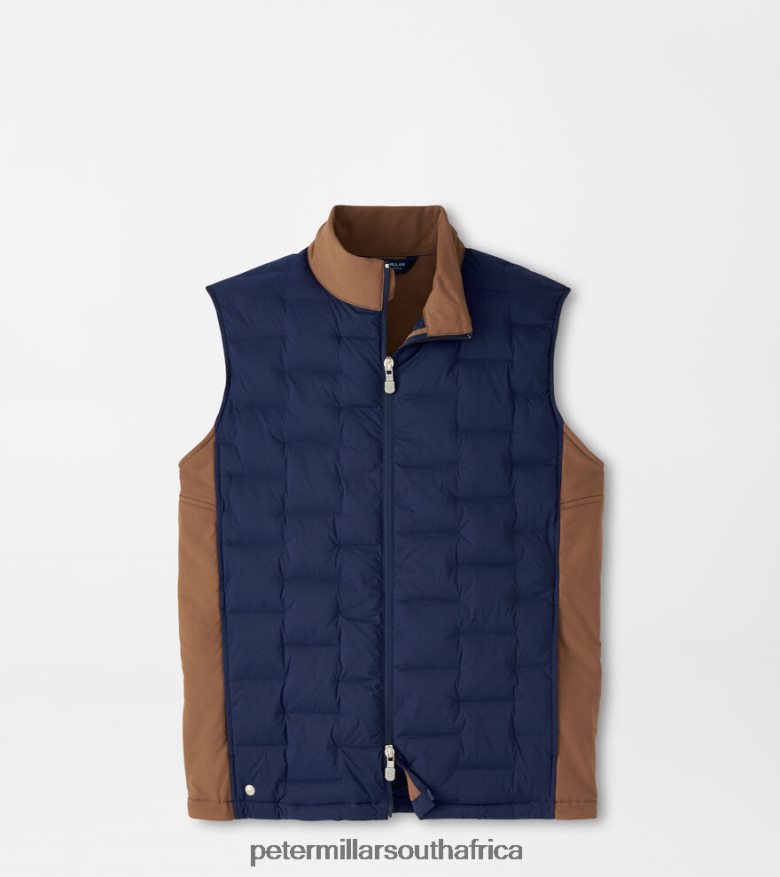 Navy Men Peter Millar Blaze Insulated Vest Apparel B62P4F1121