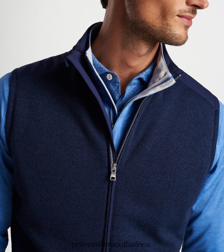 Navy Men Peter Millar Cambridge Vest Apparel B62P4F1150