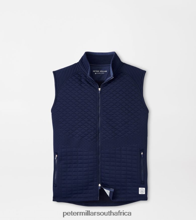 Navy Men Peter Millar Orion Performance Quilted Vest Apparel B62P4F1159