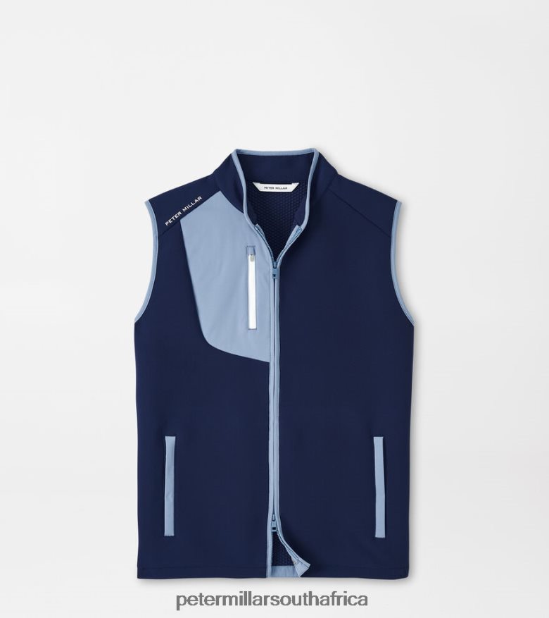 Navy Men Peter Millar Squallblock Vest Apparel B62P4F1139