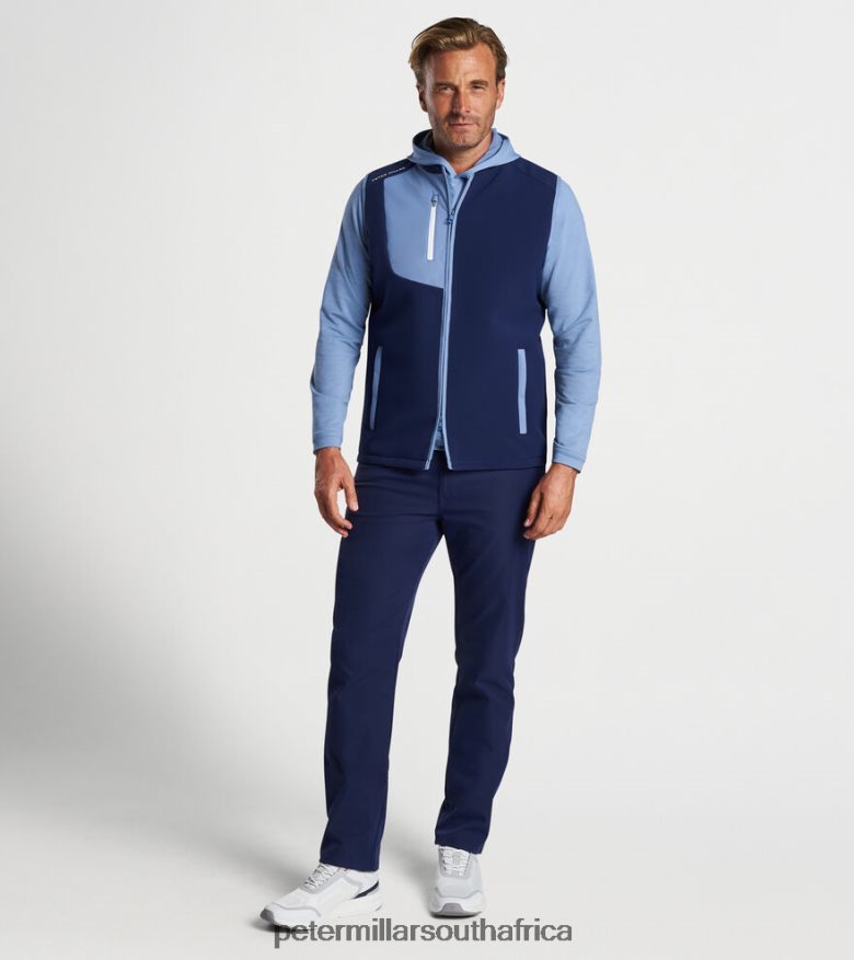 Navy Men Peter Millar Squallblock Vest Apparel B62P4F1139