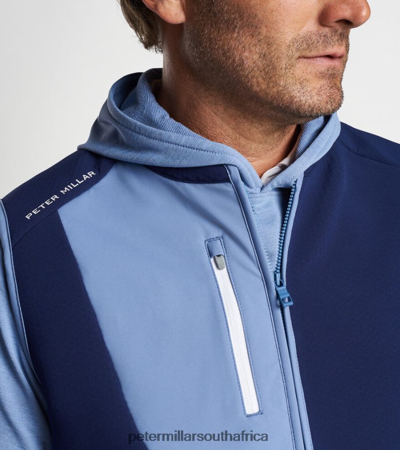 Navy Men Peter Millar Squallblock Vest Apparel B62P4F1139