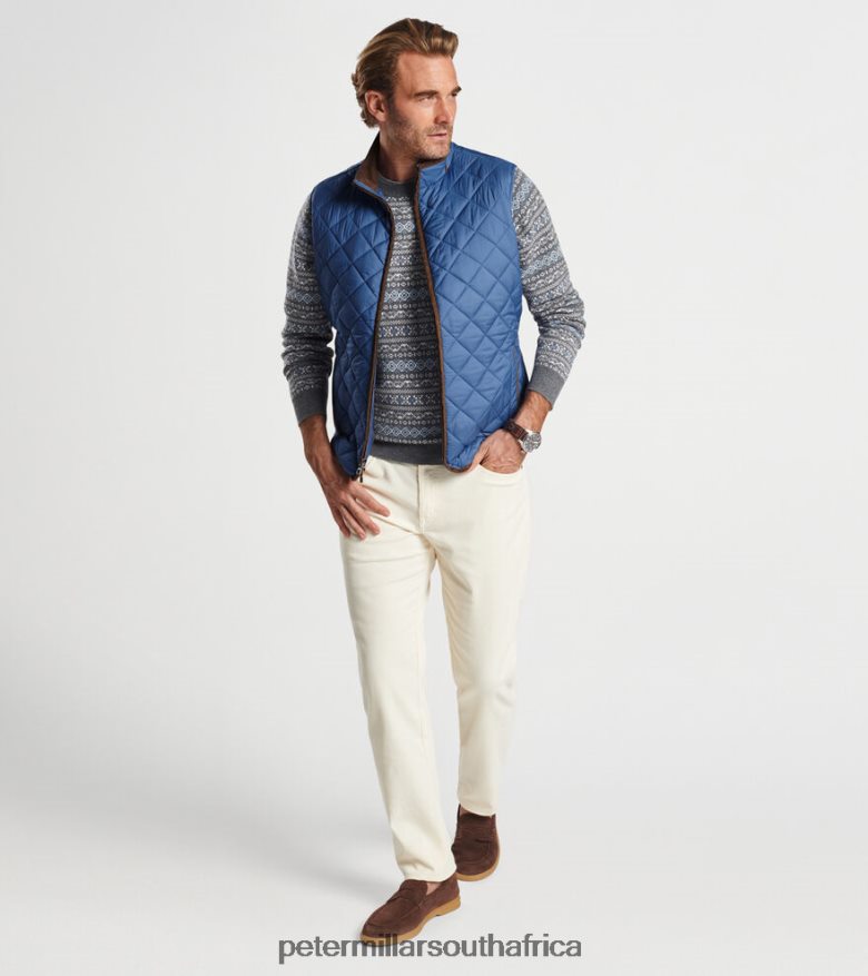 Star Dust Men Peter Millar Essex Quilted Travel Vest Apparel B62P4F1111