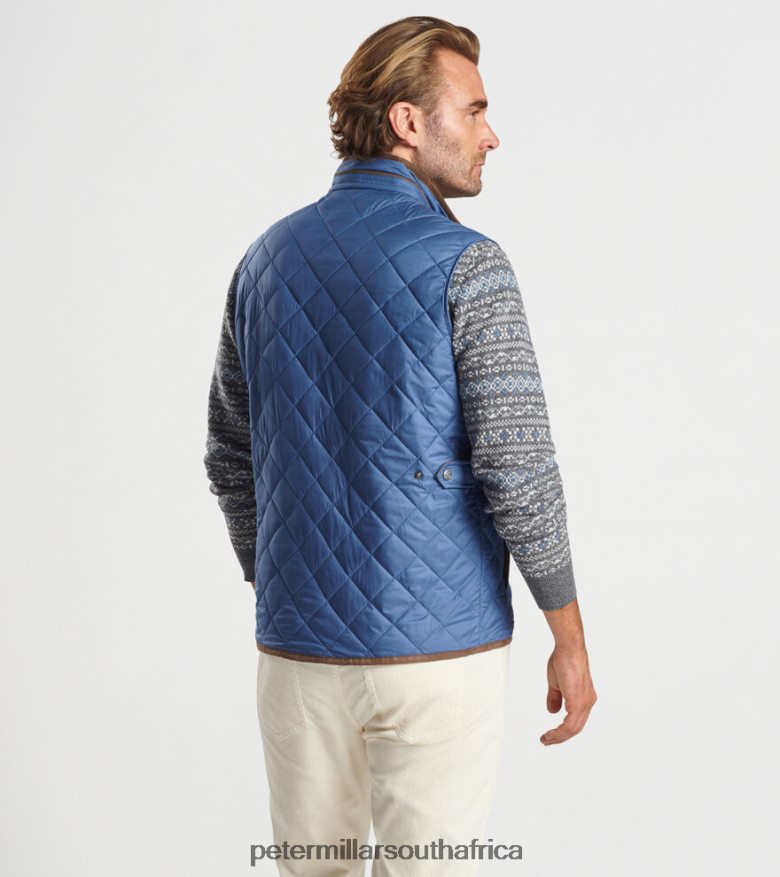 Star Dust Men Peter Millar Essex Quilted Travel Vest Apparel B62P4F1111