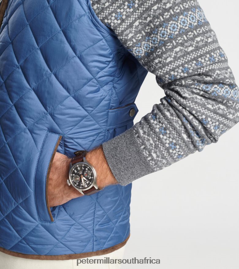 Star Dust Men Peter Millar Essex Quilted Travel Vest Apparel B62P4F1111