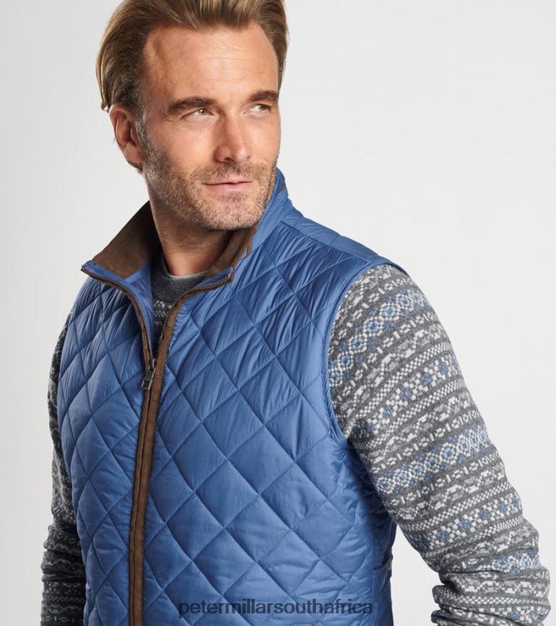 Star Dust Men Peter Millar Essex Quilted Travel Vest Apparel B62P4F1111