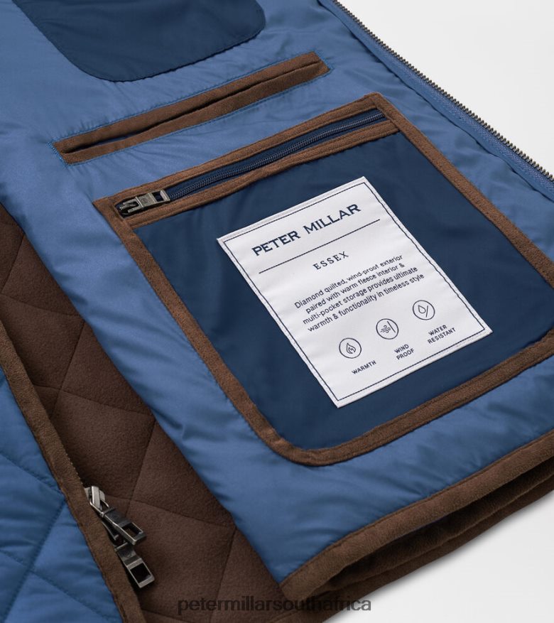 Star Dust Men Peter Millar Essex Quilted Travel Vest Apparel B62P4F1111