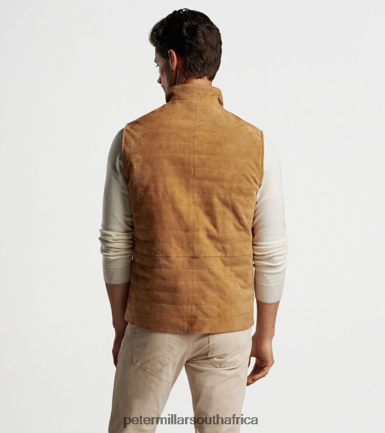 Summer Dunes Men Peter Millar Vista Suede Vest Apparel B62P4F1183