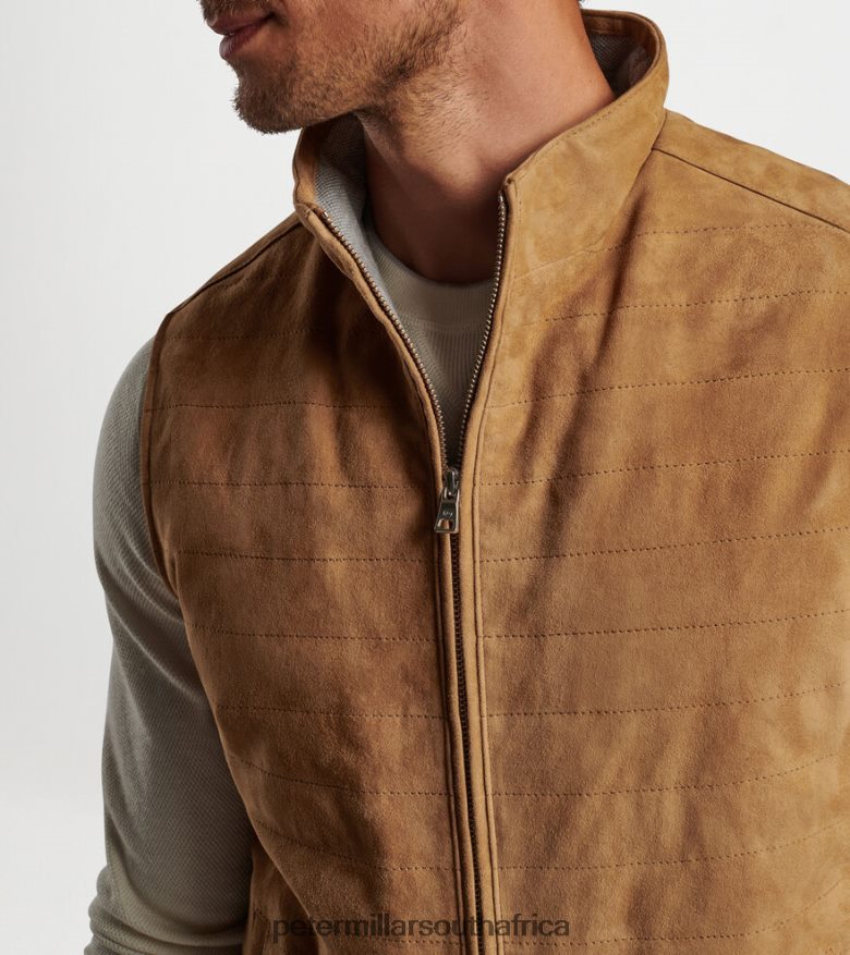 Summer Dunes Men Peter Millar Vista Suede Vest Apparel B62P4F1183