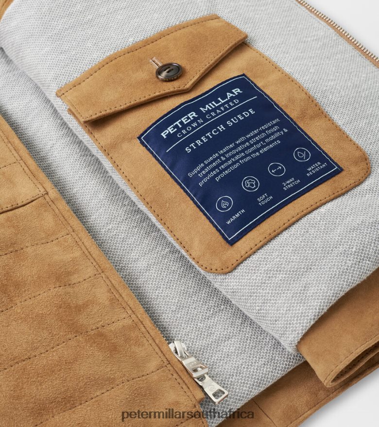 Summer Dunes Men Peter Millar Vista Suede Vest Apparel B62P4F1183