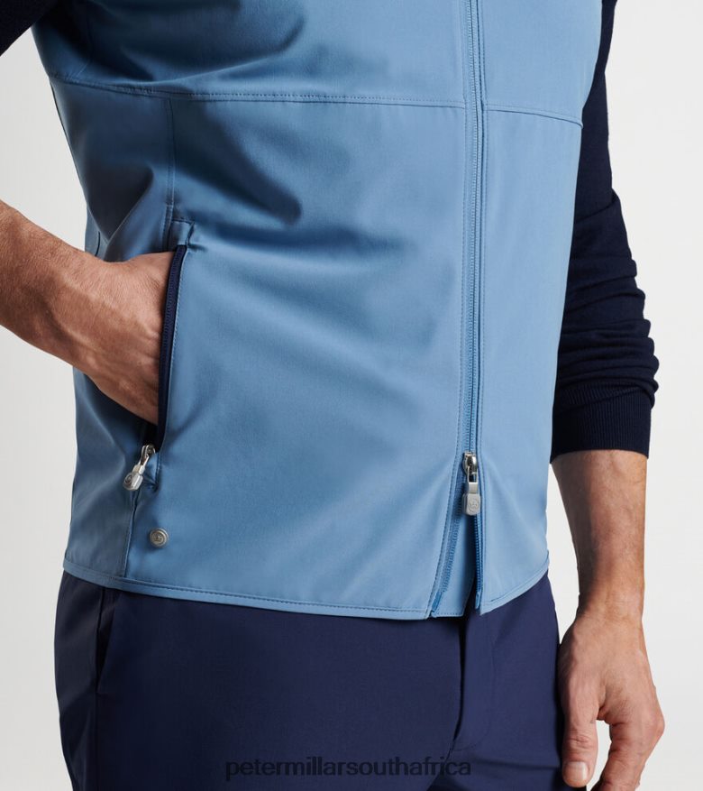 Vintage Indigo Men Peter Millar Flex Adapt Full-Zip Vest Apparel B62P4F1133