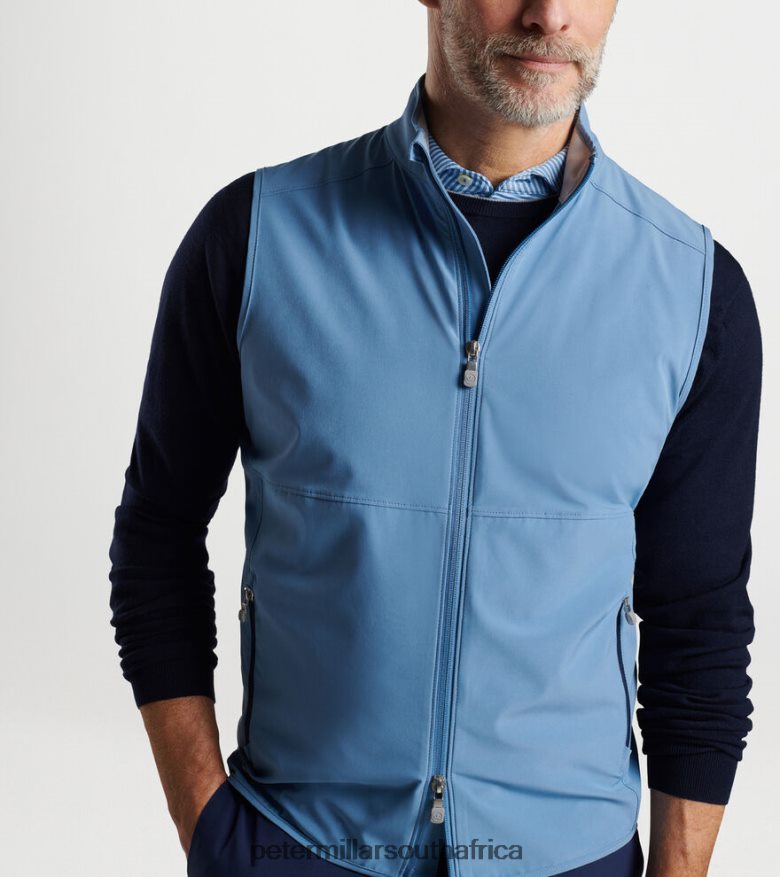 Vintage Indigo Men Peter Millar Flex Adapt Full-Zip Vest Apparel B62P4F1133