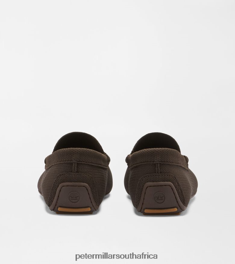 Brown Men Peter Millar Cruise Knit Driver Footwear B62P4F1060