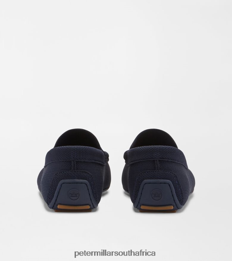 Navy Men Peter Millar Cruise Knit Driver Footwear B62P4F1061