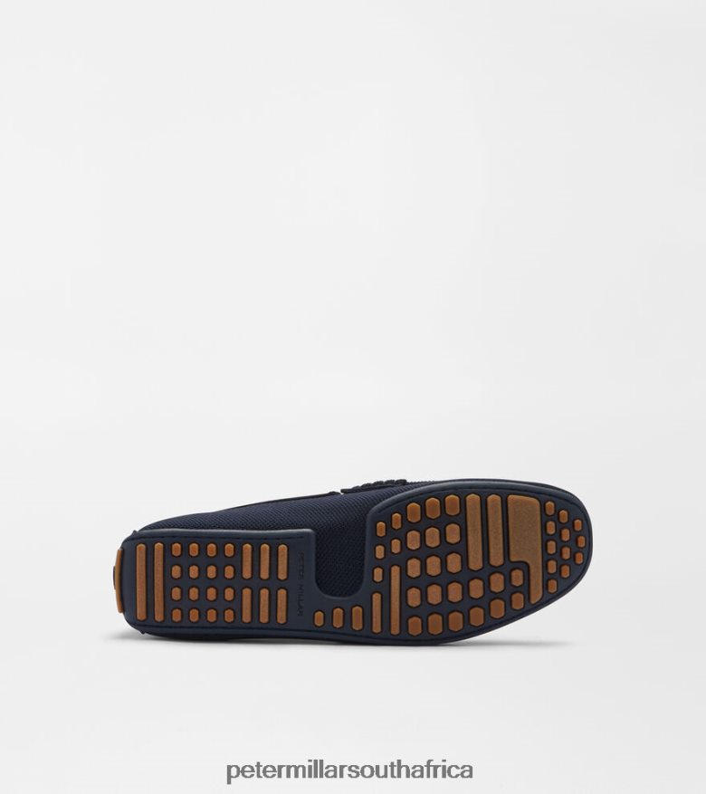 Navy Men Peter Millar Cruise Knit Driver Footwear B62P4F1061